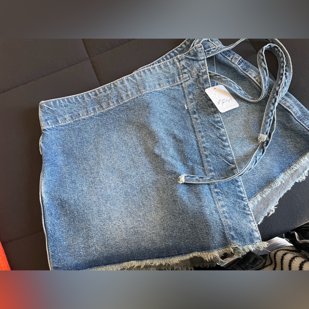 NWT Free People denim skort